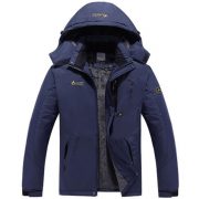 Couple outdoor hooded plus size — Male navy