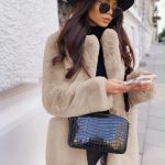 Temperament Long Sleeve Lapel Faux Fur Coat Solid Color Coat Women Fur Fur Women's Clothing — Beige