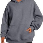 Men's And Women's Fashion Casual Exercise Drop-shoulder Sleeve Hoodie — Dark Gray