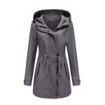 New Cotton Anorak Women's Spring And Autumn Coat — Gray