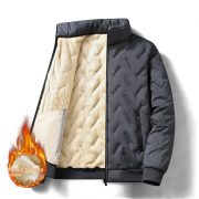 Berber Fleece Cotton Coat Fleece-lined Thickened Cold Protection Warm Winter — Black - Image 5