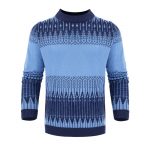 Men's Knitted Sweater Fashion Long-sleeved Pullover Tops Fall And Winter Clothing — 2 Style