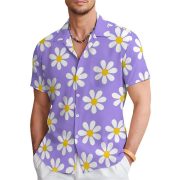 Fashion Men's Casual Floral Print Special-interest Design Shirt — 1Models - Image 5