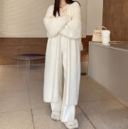 Long Below The Knee Sweater Cardigan For Women — White - Image 5