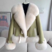 Fur Coat Women's All-match Top — Apricot - Image 2
