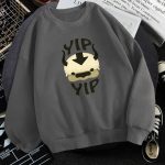Man New Fleece Sweatshirts Avatar The Last Airbender — Dark Grey