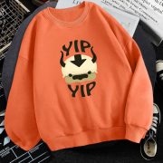 Man New Fleece Sweatshirts Avatar The Last Airbender — Yellow - Image 4