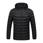 Winter Heated  Plus Size Jacket Electric Heated Clothing — Zone 11double control black