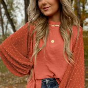 Women's New Round Neck Chiffon Blouse — LC25129059P1710 - Image 2