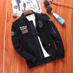 Men's flight jacket baseball uniform — Black