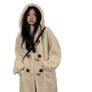Lamb Wool Loose Women's New Mid-length Coat — Apricot - Image 6