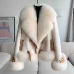 Fur Coat Women's All-match Top — Apricot